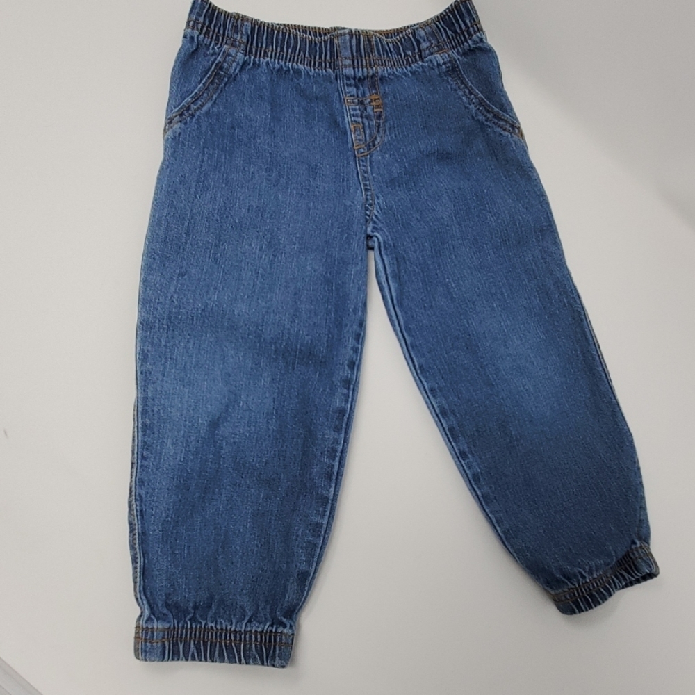 Carter's  Blue Stretch Waist Jeans - 18M